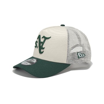 卡車帽 940 AF MLB 反轉Logo 奧克蘭運動家 石灰 網帽 帽子 NE70963290