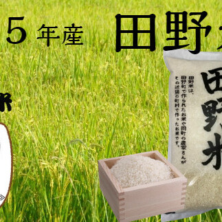 ★ 令和6年産先行受付 新米 ★ 田野米  10kg （ 5kg × 2袋 ） ～ 精米 ・ 白米 ～