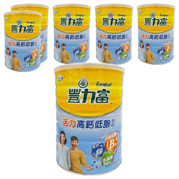 Fernleaf 豐力富 活力高鈣低脂奶粉  1.5kg  6罐