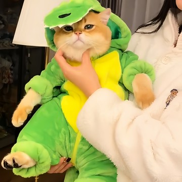 貓咪恐龍衣服 寵物連體衣搞笑加絨法蘭絨 冬天保暖仿掉毛貓貓狗服裝【雲木雜貨】