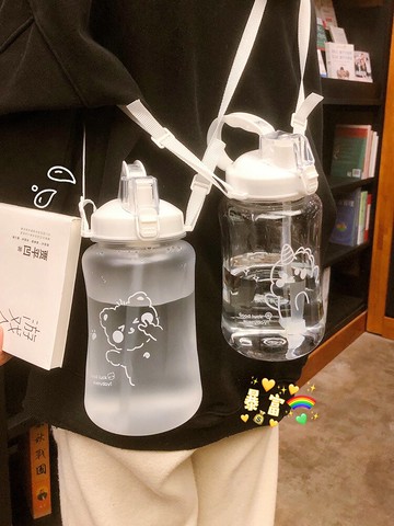 水杯夏天季1500ml超大容量號運動水壺瓶便攜健身吸管水桶太空杯子