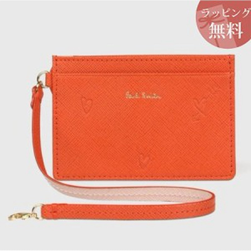 ポールスミス パスケース レディース スミシーハート オレンジ Paul Smith 通販 Lineポイント最大1 0 Get Lineショッピング