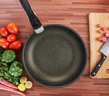 宏惠不粘鍋炒菜少油煙可拆卸手柄烙餅煎牛排煎蛋電磁爐燃氣灶適用