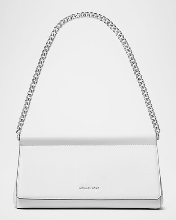 Carmine Medium Leather Clutch Bag