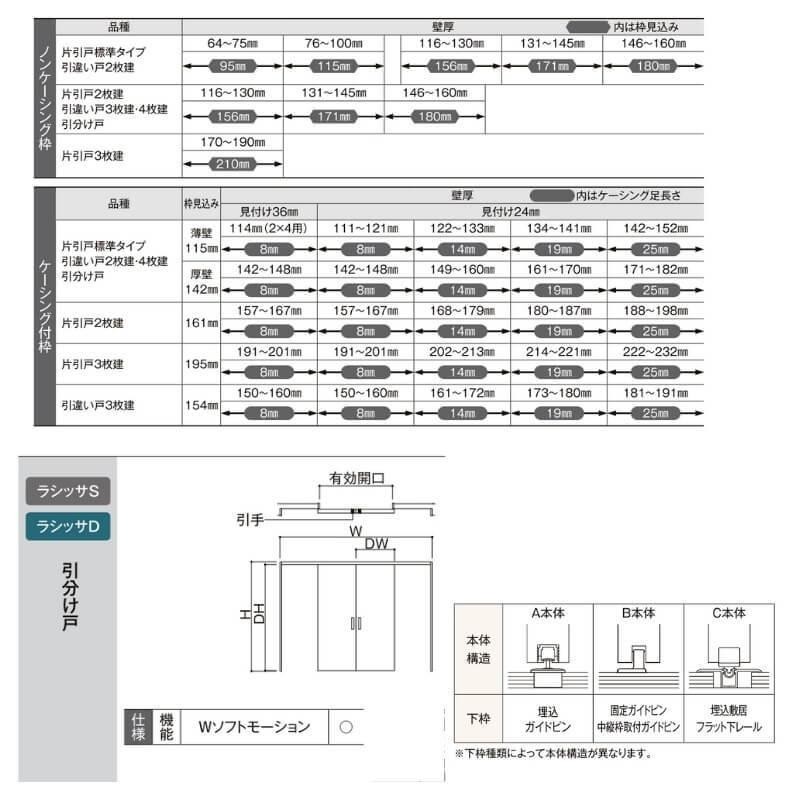 オーダーサイズ 】リクシル ラシッサD パレット 可動間仕切り 引戸上吊