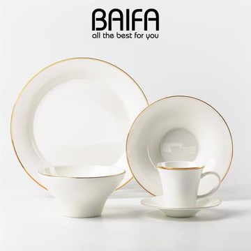 北歐盤子陶瓷西餐餐具全套湯盤深盤家用菜盤骨瓷牛排盤碟子西餐盤