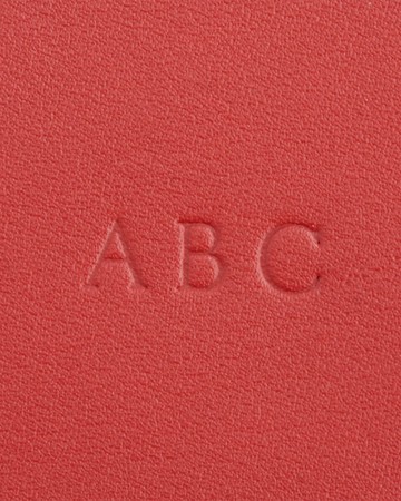 Monogrammed Leather Card Holder Wallet