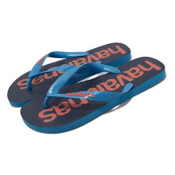 Havaianas 拖鞋 Top Logomania 2 Flip Flops 男鞋 藍 紅 夾腳拖 人字拖 哈瓦仕 41457410212U