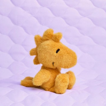 PEANUTS by BON TON TOYS｜Woodstock糊塗塌客環保毛絨玩偶-黃 15cm