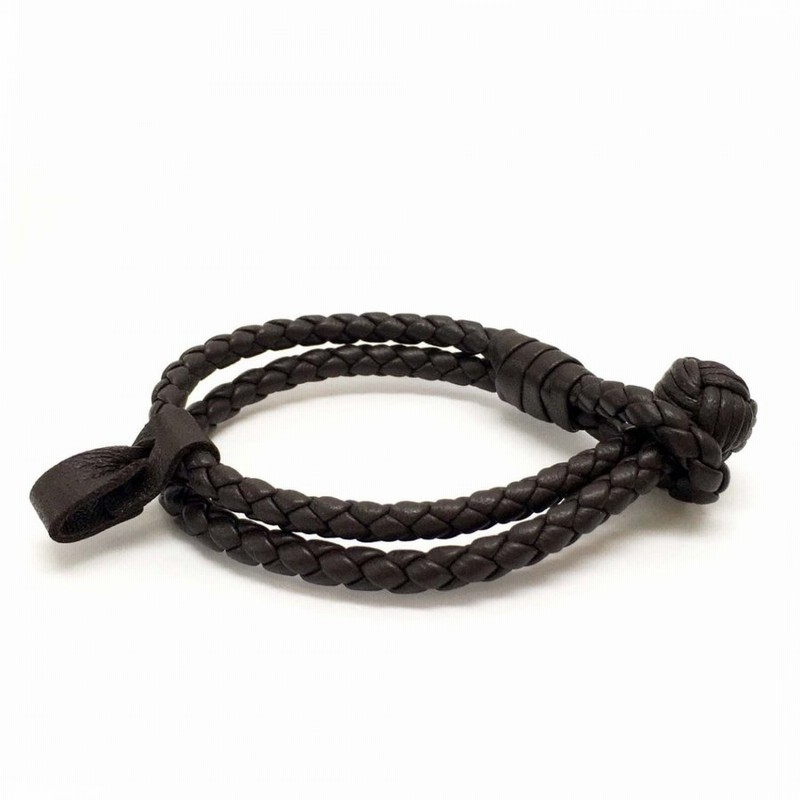 ボッテガヴェネタ ブレスレット Bottega Veneta イントレチャート レザー ブレスレット 6129 Vo0bg 2135 メンズ レディース ダークブラウン 通販 Lineポイント最大0 5 Get Lineショッピング