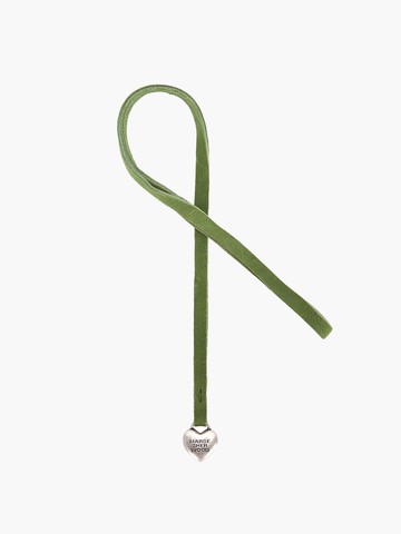 [MARGESHERWOOD] HEART CHARM Forest Suede Bag Accessory