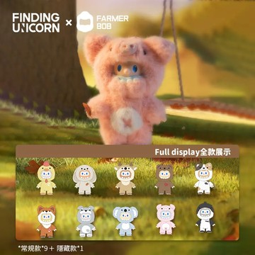 FINDINGUNICORN尋找獨角獸-怪奇守護者系列搪膠毛絨盲盒