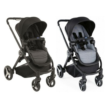 Chicco Best Friend Plus 義式跑旅雙向手推車-海盜闇黑/極簡灰【悅兒園婦幼生活館】