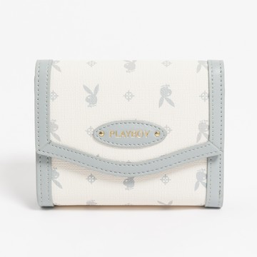 PLAYBOY-短夾 Blissful系列 - 藍色(551-0214-51-2)