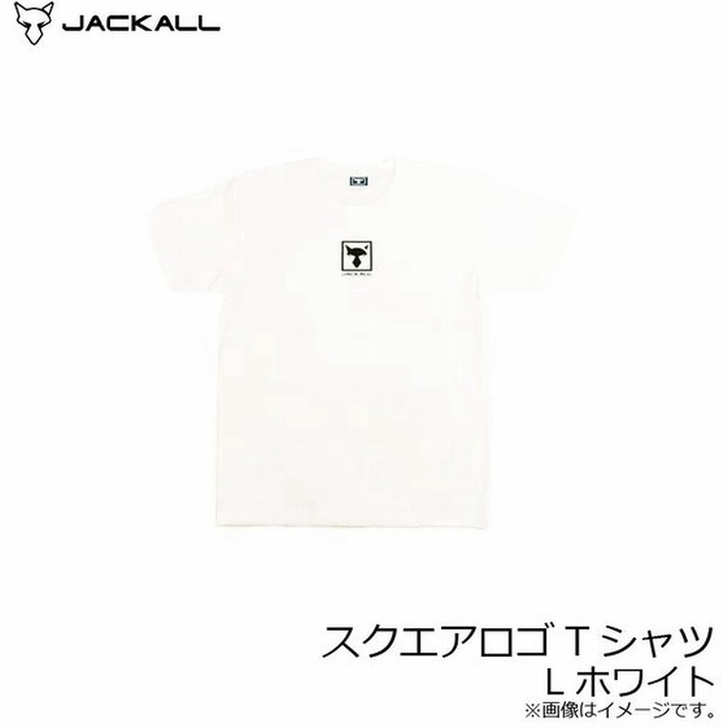 ジャッカル スクエアロゴtシャツ L ホワイト 通販 Lineポイント最大0 5 Get Lineショッピング