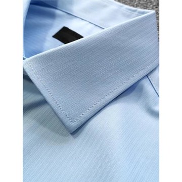 柜5800 意式140S高支液氮工藝 水溶棉男士修身長袖襯衫條紋襯衣潮