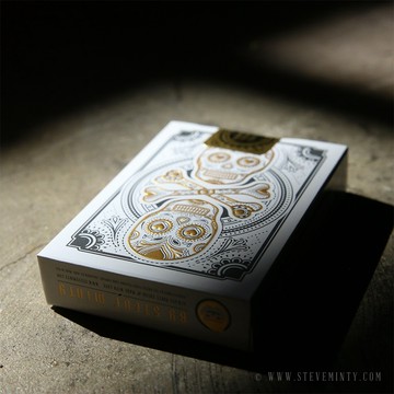 【USPCC 撲克】Muertos mourning  Playing Cards (白)撲克- S102249