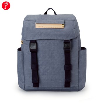 Soldier 雙扣束口後背包-靜謐灰