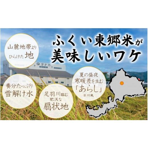 ふるさと納税 福井県 福井市 令和5年産 ふくい東郷米 特別栽培米 減農薬 コシヒカリ 3kg×2袋[A-020008_04]