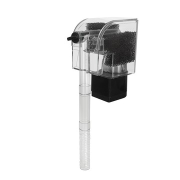 過濾設備 迷你魚缸過濾器 水循環系統增氧器 usb防吸魚壁掛瀑布式三合一小水泵 壁掛式過濾器