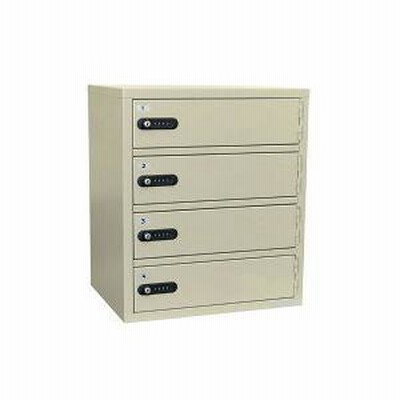 貴重品 保管庫 ロッカー 1列4段 4人用 [LK-308-4] エーコー オフィス 事務所 学校 店舗
