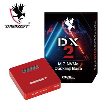 DIGIFAST 迅華 M.2 NVMe DX2 Docking外接座 - 幻影紅