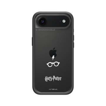 iPhone Air Mod NX -邊框背蓋組合 (相機按鈕) 黑 - 哈利波特 Harry Potter - 閃電與眼鏡圖案