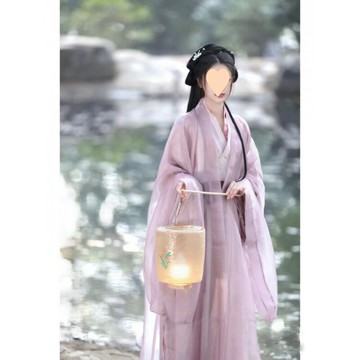 魏晉制南北朝古裝廣袖流仙裙漢服全套日常舞蹈演出服夏季鑫弘-素時衣櫥