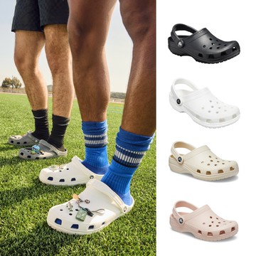 Crocs 卡駱馳 (中性鞋) 經典克駱格-白色-10001-100_洞洞鞋