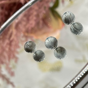 💕 𝓒. 𝓣 晶寶💕地獄之眼海藍寶  藍爆閃 黑爆閃 6-10mm 散珠 單珠 diy 設計