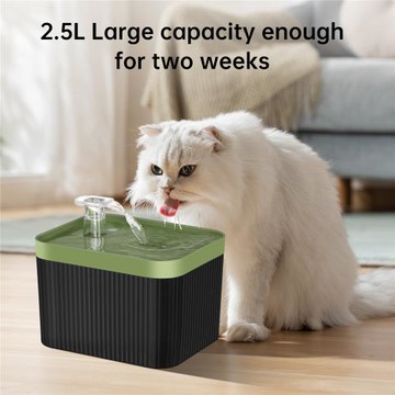 2.5L智能過濾循環寵物飲水機活水設計貓咪狗狗自動喂水器活水循環