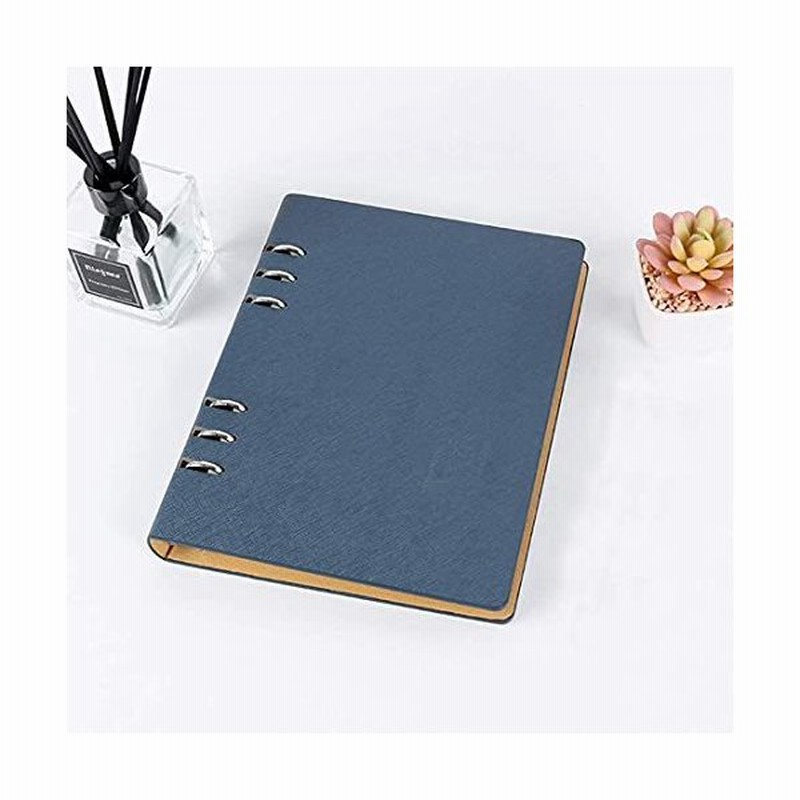 バインダーノート A5 おしゃれ 6穴 システム手帳 革製 ビジネス手帳 リングノート ルーズリーフ式 シンプル ダイアリー ノート 無地 日記帳 ス 通販 Lineポイント最大0 5 Get Lineショッピング