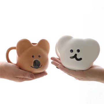 MUSe Garden手拉手好基友 原盒柿子椒熊bobo陶瓷情侶好姐妹馬克杯