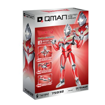 星矢TOY 板橋實體店面 超快速出貨 QMAN 積木 超人力霸王 迪卡 力量型