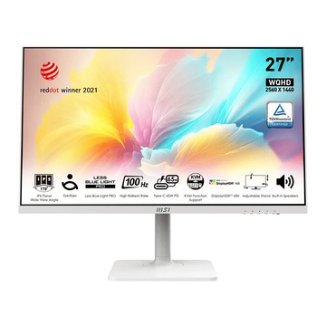 msi 微星 Modern 2K IPS平面螢幕 27吋 白色  MD272QXPW