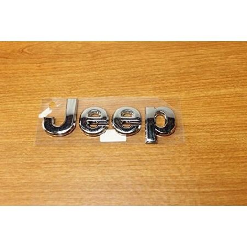 Mopar OEMエンブレム ネームプレートバッジ 2005-2016 Jeep Wrangler