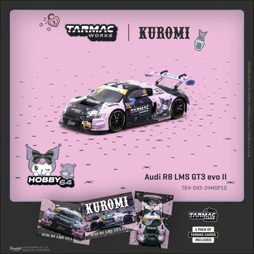 TARMAC 1/64 奧迪 庫洛米 Audi R8 LMS GT3 Evo II 2024 澳門 FIA GT盃 小車