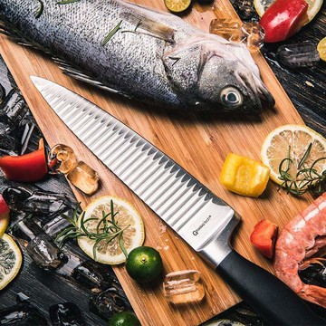 GT Classic 8" Chef Knife / GT空氣刀 全球同步款 20cm 廚師刀 (含刀套)