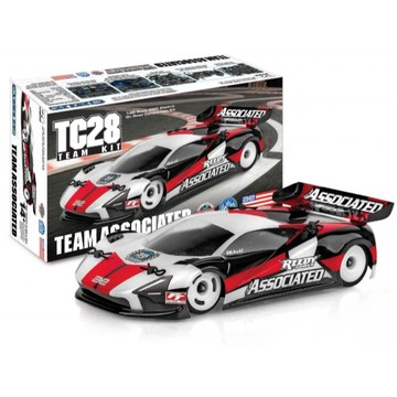 Team Associated TC28 Team Kit 1:28四輪傳動競速(透明車殼自行組裝)