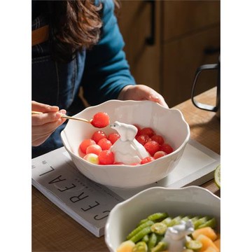 北極熊日式碗ins風可愛兒童餐盤家用小吃盤早餐盤水果碗新品網紅