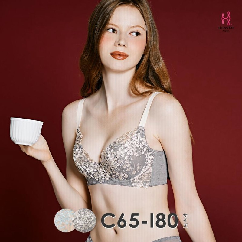 サテン レース付きスリップ 3点セット（327187｜COCO Linge ボタニカル  