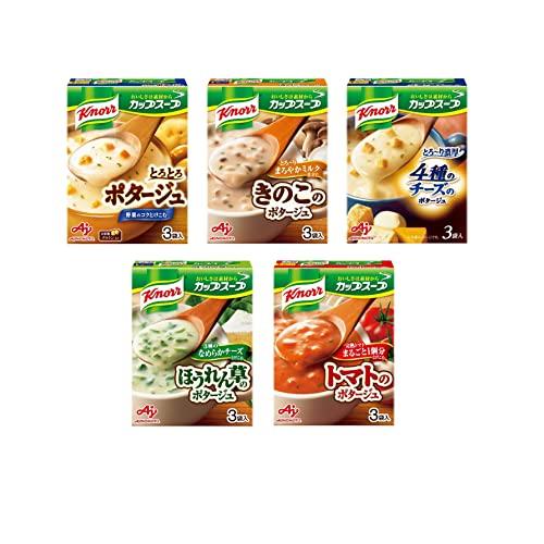 味の素 クノール カップスープ 5種×各1個 飲み比べセット