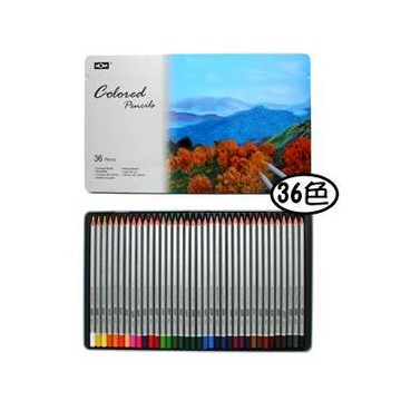 蒙娜 油性36色鐵盒色鉛筆 80507-36【APP滿額下單10%點數(單一帳號最高5000點)】1/31止
