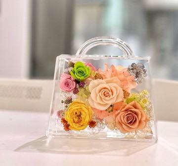 永生花禮手提包  客製化禮物