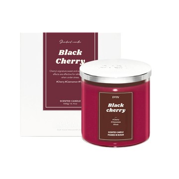 經典天然大豆蠟燭-酒紅櫻桃 (L)/480g 酒紅櫻桃 (L)