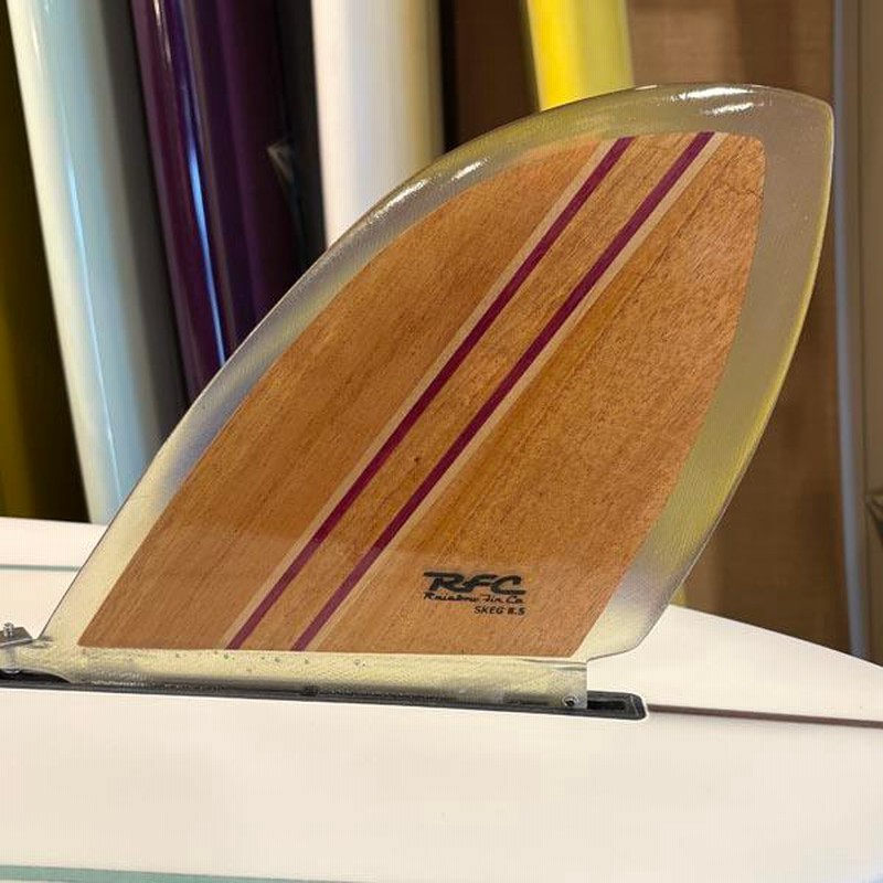 レインボーフィンskeg8.5 ロングボード用フィン ファブリック