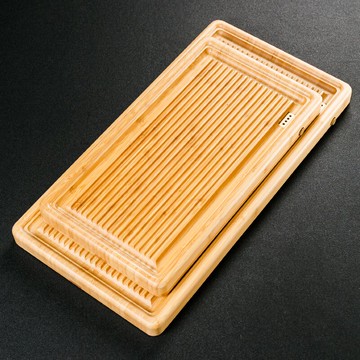 小號干泡茶盤家用辦公竹制功夫茶具茶盤套裝托盤干泡茶臺茶海