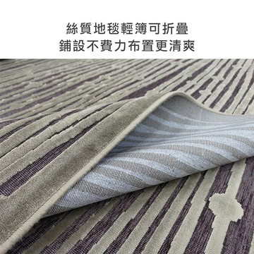 范登伯格 卡里自然現代風格比利時進口地毯 清流(140x200cm)