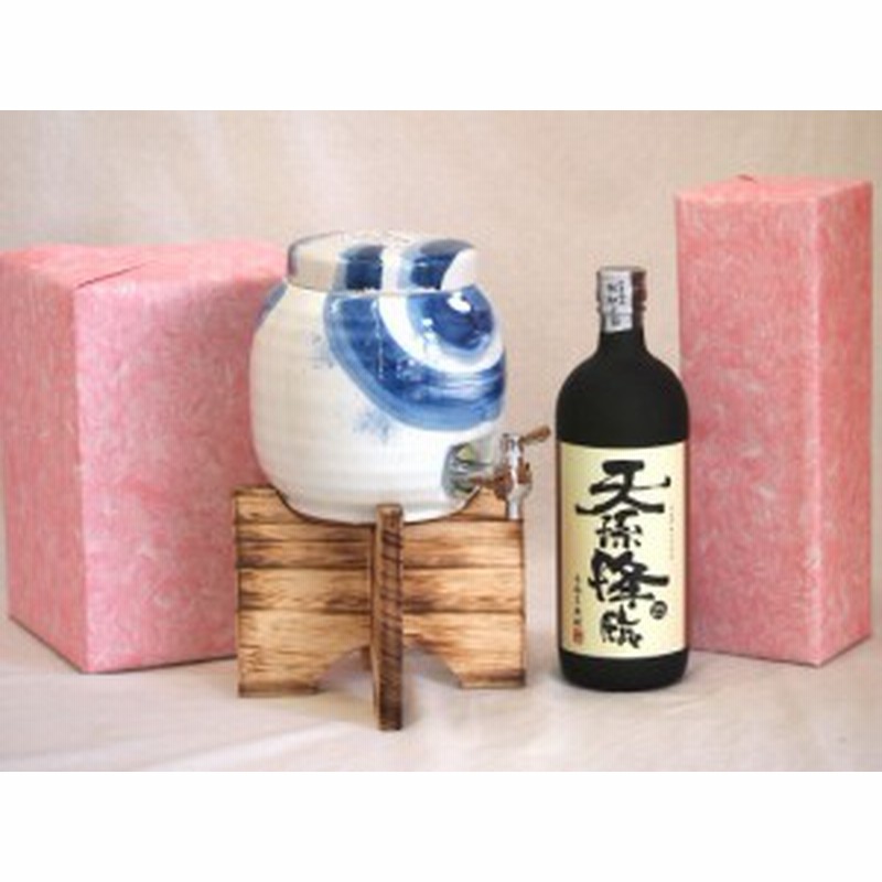 国産有田焼 焼酎サーバー1500cc木代付セット(14.5×15.5cm 1.1kg)神楽酒造 本格芋焼酎 天孫降臨 (宮崎県) 720ml |  LINEショッピング
