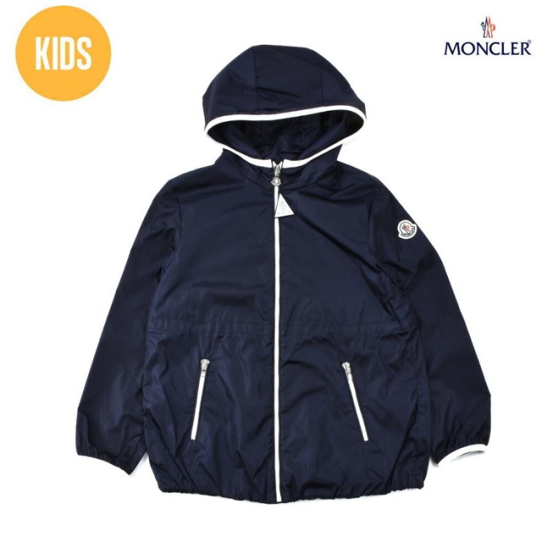 モンクレール ナイロンジャケット ブルゾン ネイビー サイズ8・10 キッズ 子供用 ガールズ MONCLER EAU | LINEショッピング